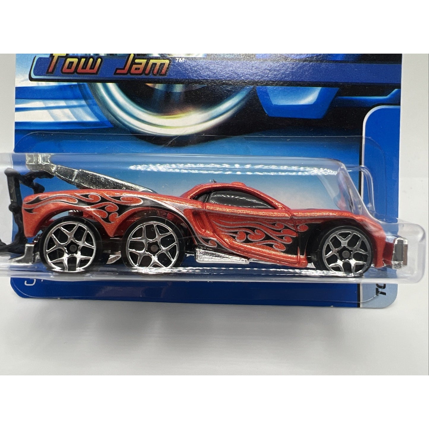 2006 Hot Wheels Mainline Collector #127 TOW JAM Orange Variation Chrome 5Y Sp