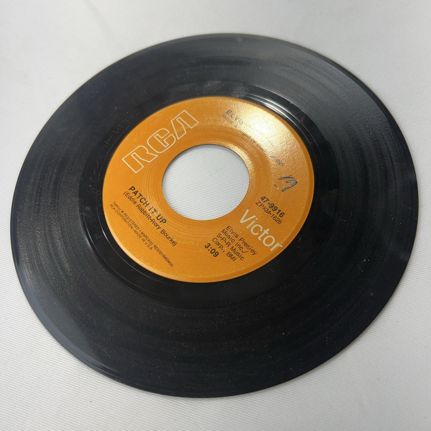 Elvis Presley Patch it Up You Don't Have to Say You Love 45 RPM Record Rare RCA
