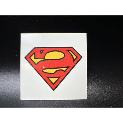 10pcs Superhero Tattoo Logo Temporary Tattoos Superman Party Favors Goodie Bags
