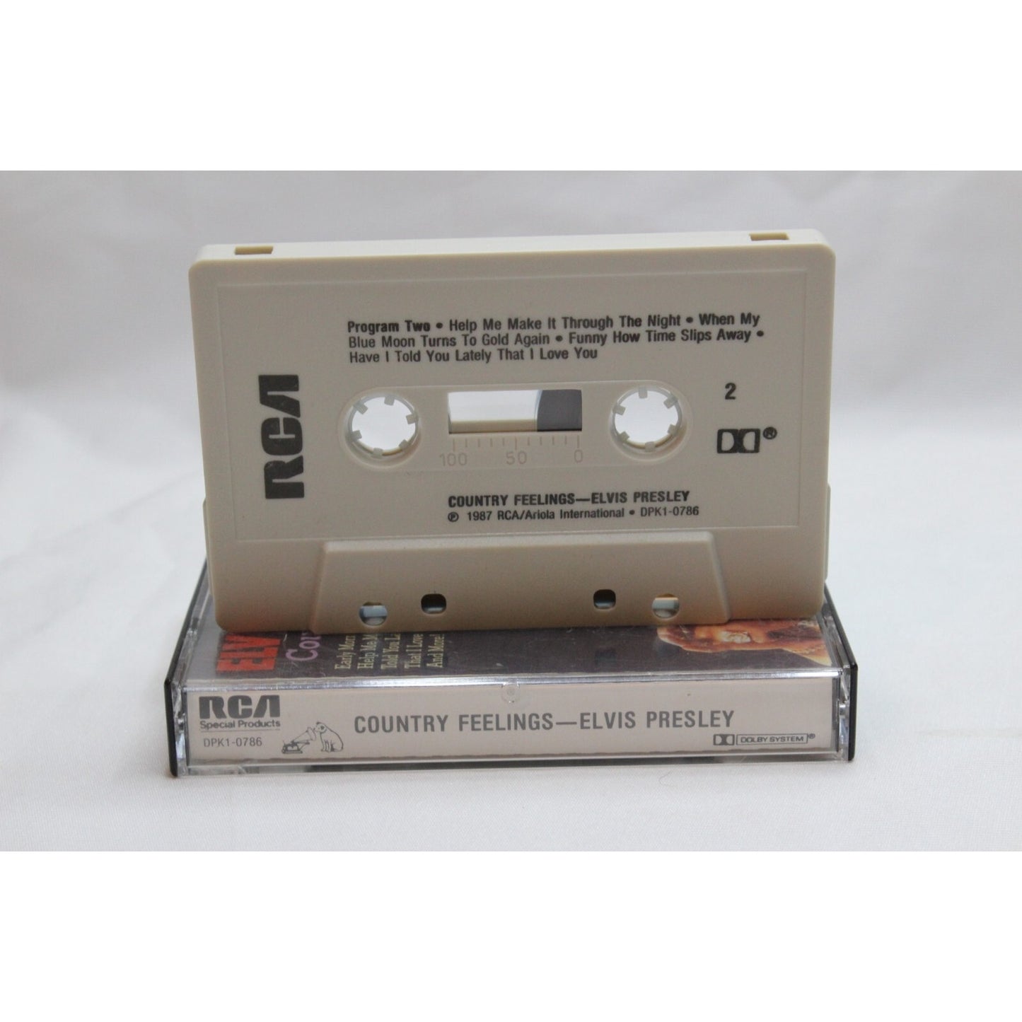 Elvis Presley Country Feelings Cassette Tape Tested Music Used