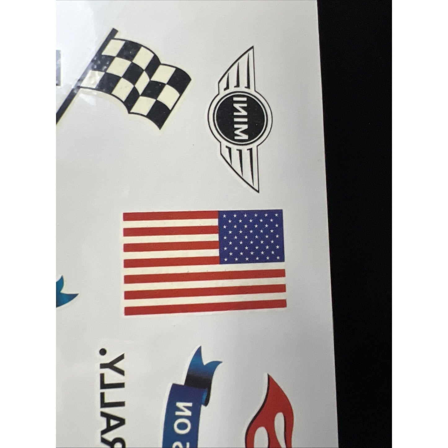 2010 MINI Cooper Bulldog Car Rare Club Member Temporary Tattoos Vintage Tattoo