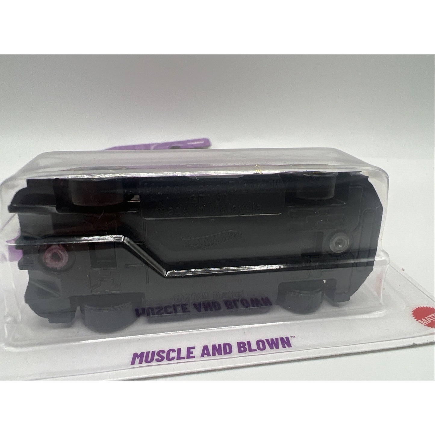Hot Wheels 57th Anniversary Muscle And Blown #5 Purple Gold Race Car Model