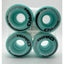 C7skates 58mm 83A Premium Quad Roller Skate Wheels Aquamarine Blue Set of 4 New