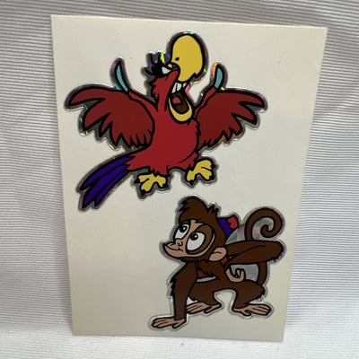 Disney Aladdin Jasmine Vending Machine Sticker Prism 1990's Vintage