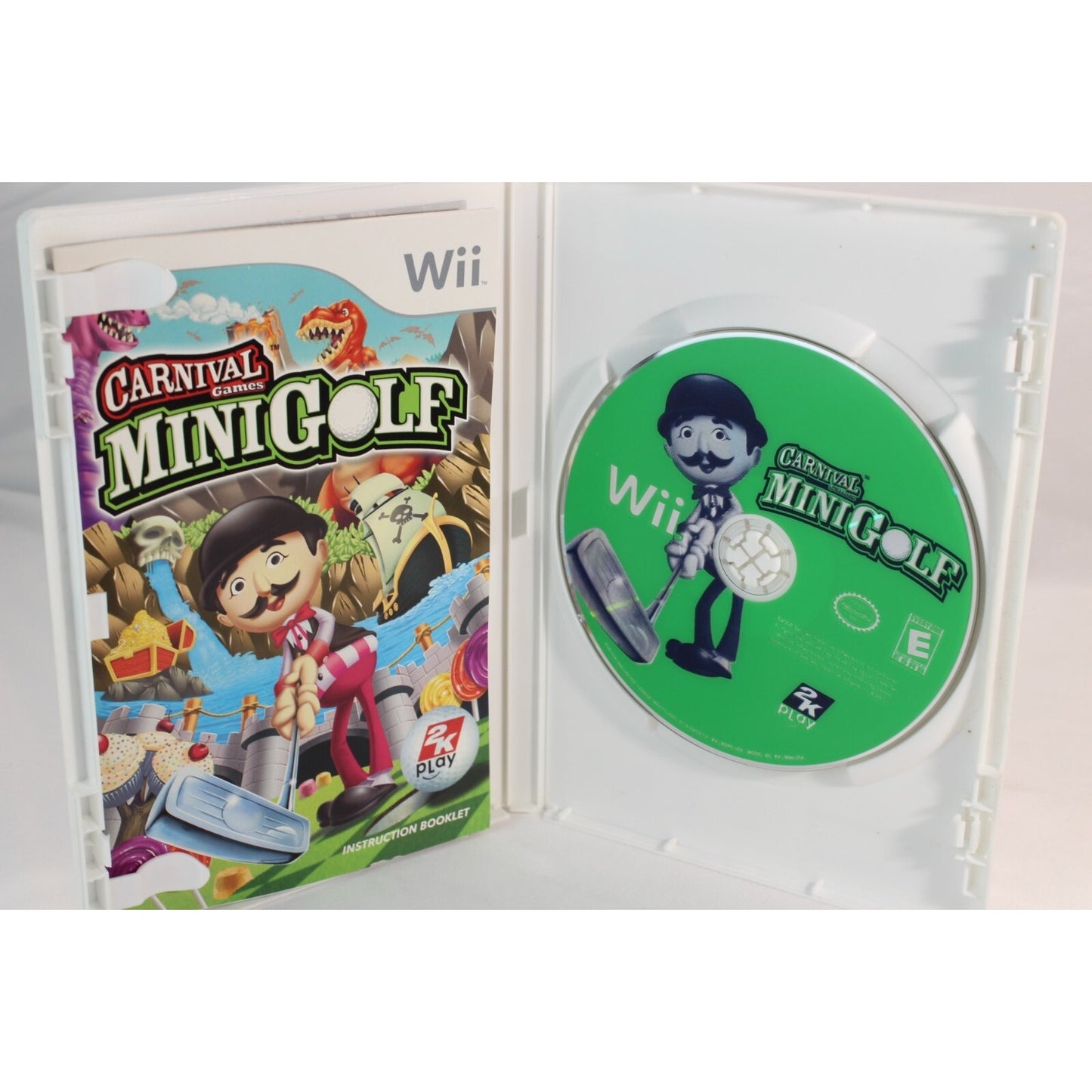 Carnival Games Mini-Golf Nintendo Wii Tested Video Game Used