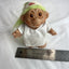 Vintage Dam Troll Doll Nurse Green Hair Brown Eyes 1986 Rare