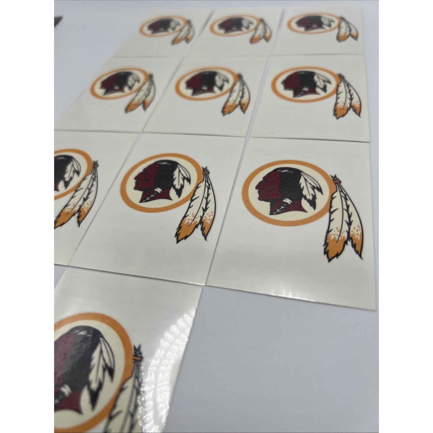 NFL Washington Redskins Temporary Tattoo Pack Of 10 Face Body Tattoos Football