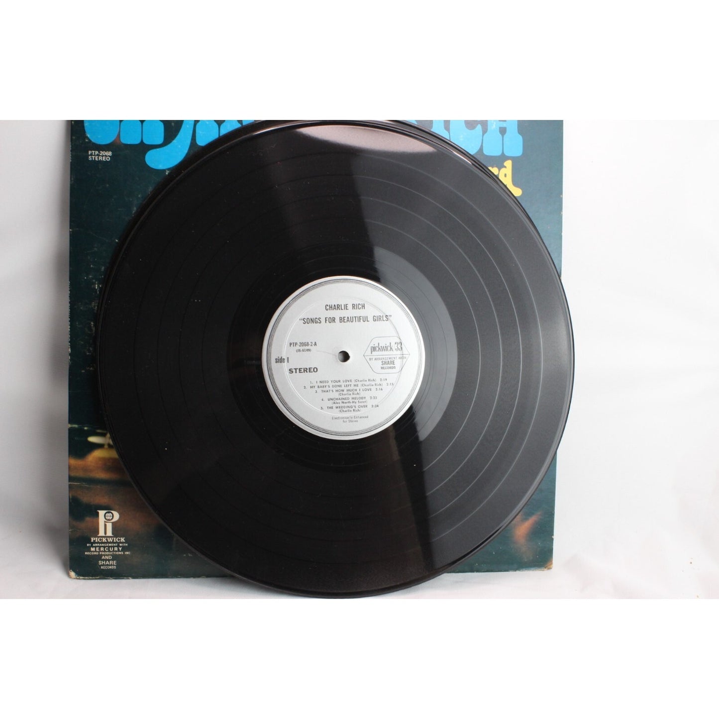 Charlie Rich 2 Record Set Vinyl Album Tested Used