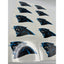 NFL Carolina Panthers Temporary Tattoo 10 Face Body Tattoos Football