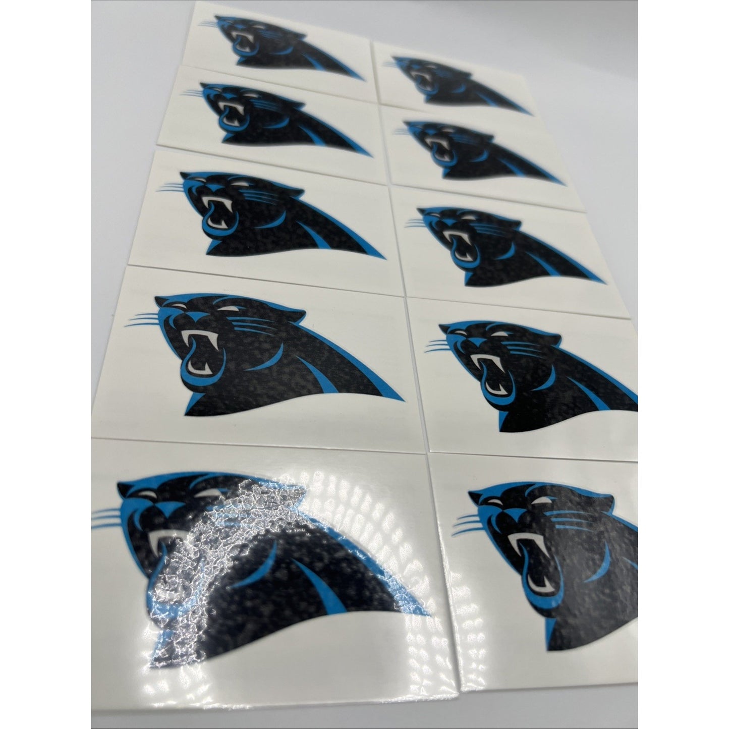 NFL Carolina Panthers Temporary Tattoo 10 Face Body Tattoos Football