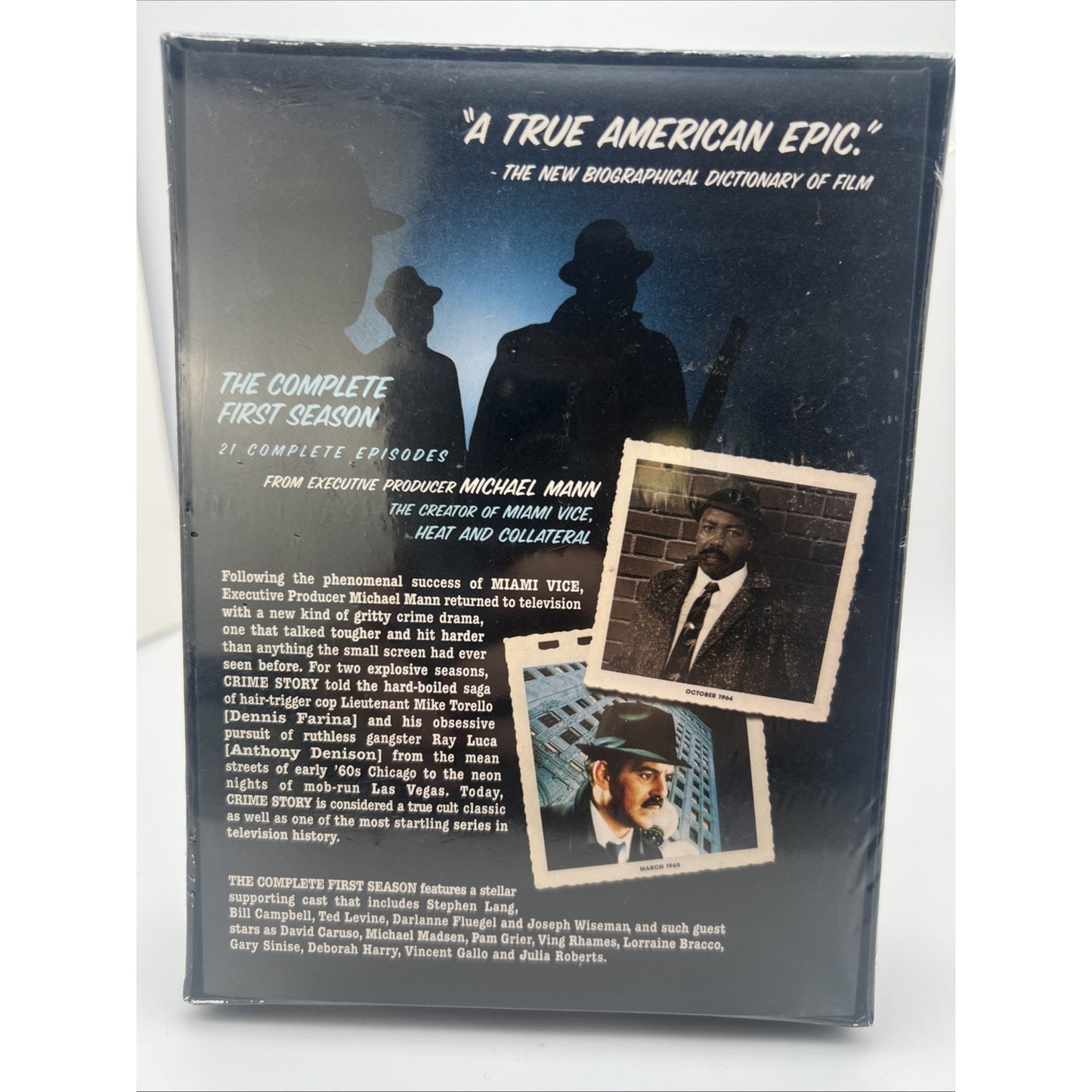 Crime Story Season One DVD Complete Sealed Set Farina Dennis Denison Anthony Jo