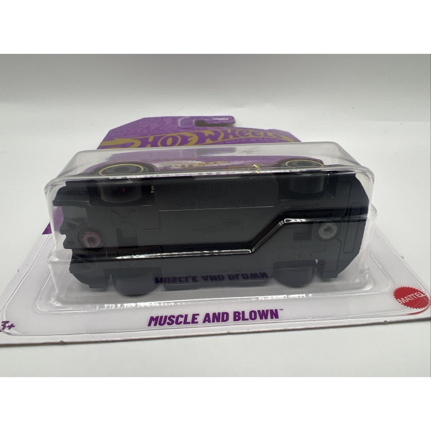 Hot Wheels 57th Anniversary Muscle And Blown #5 Purple Gold Race Car Model