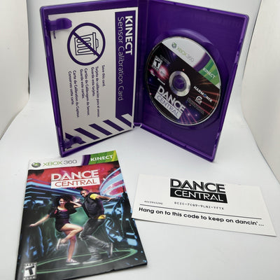 Dance Central Microsoft Xbox 360 2010 Tested With Case And Manual Used
