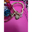 Betsey Johnson White Sugar Skull Jeweled Charm Keychain Bag Charm Day of Dead