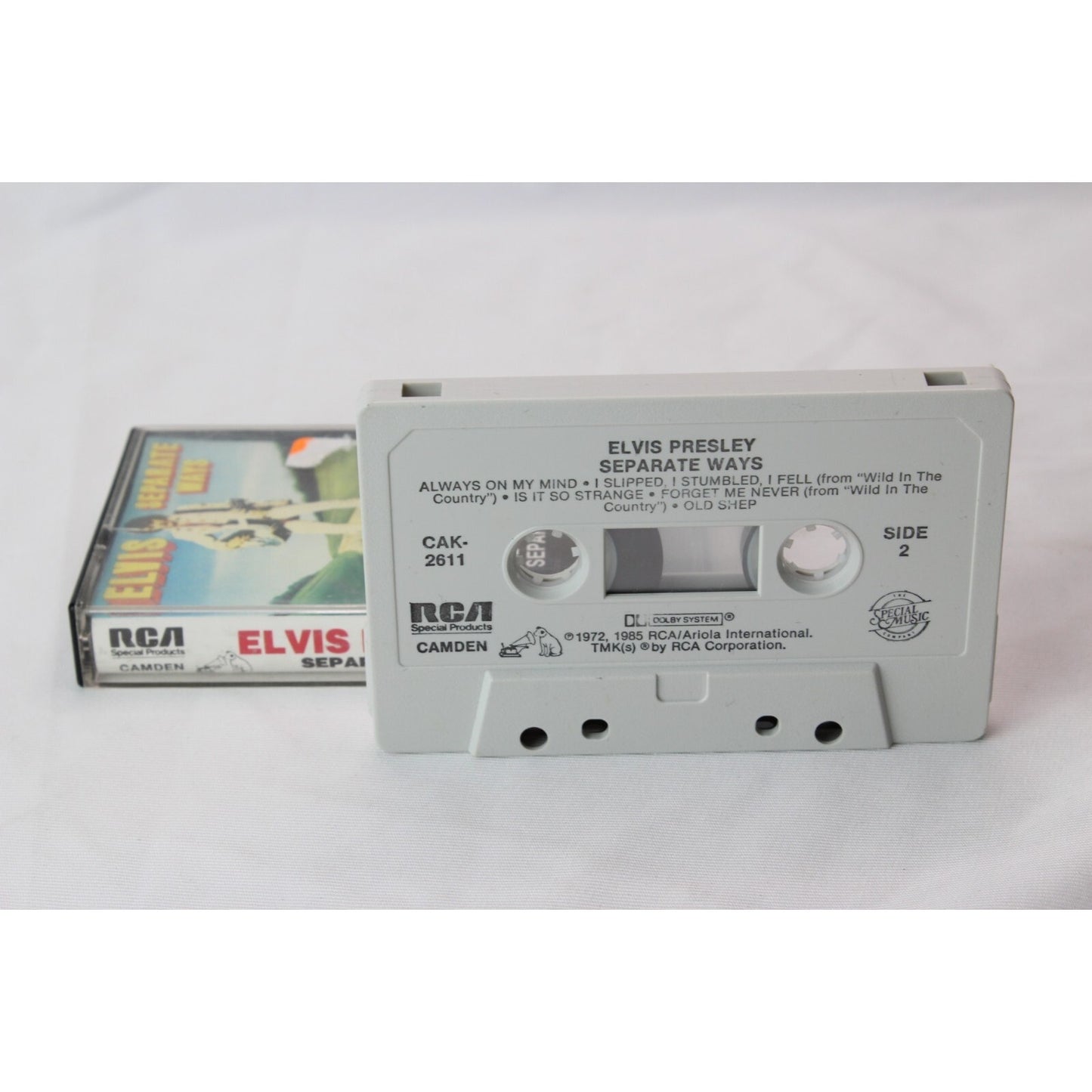 Elvis Presley Separate Ways Cassette Tape Tested Music Used
