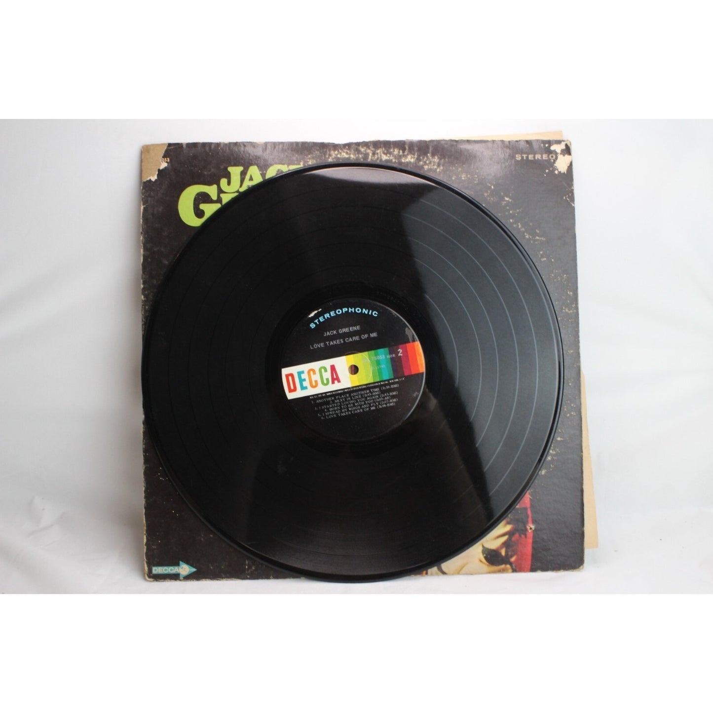 Jack Greene Love Takes Care Of Me Vinyl Record Tested Used