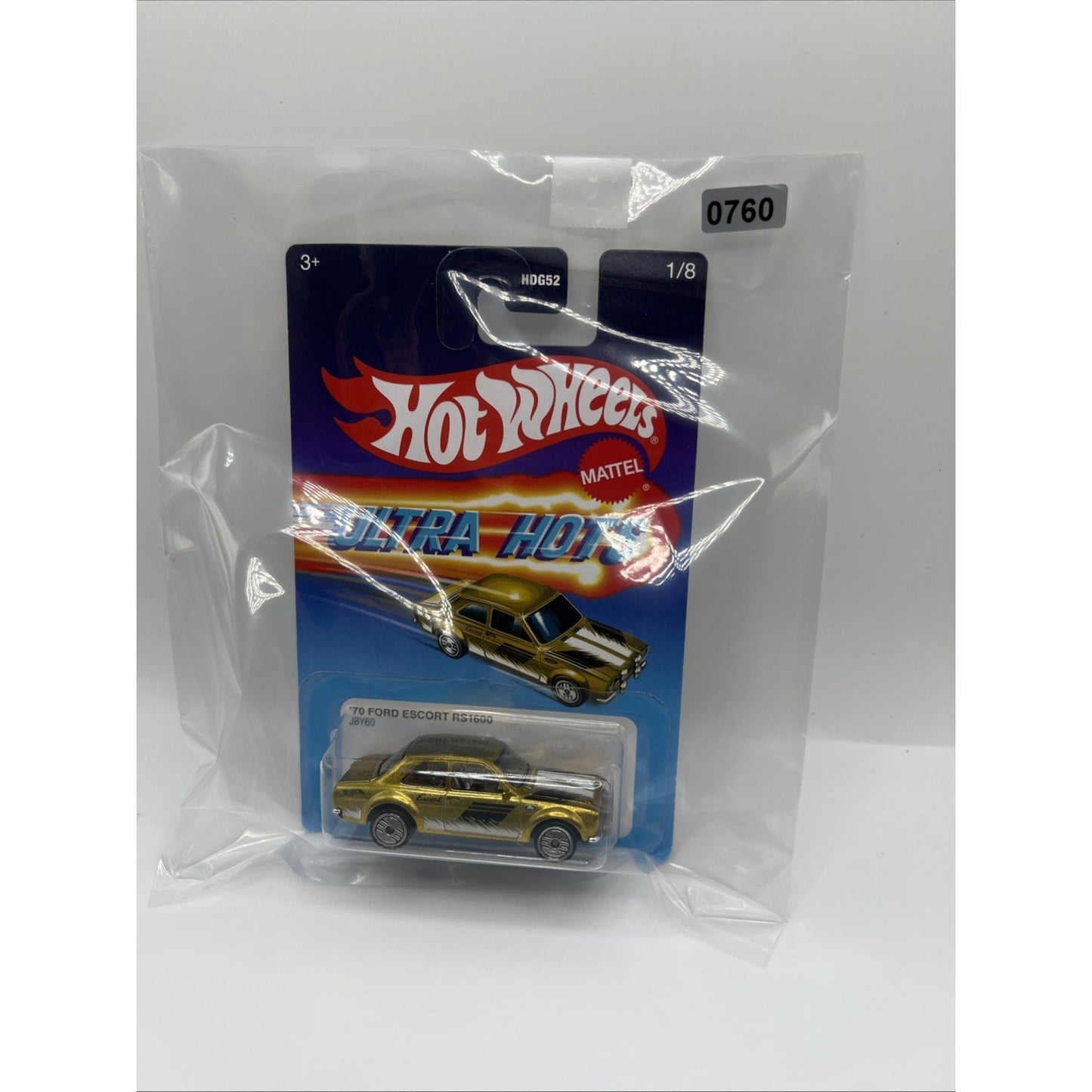 2025 Hot Wheels Ultra Hots '70 Ford Escort RS1600 Spectraflame Gold JBY60 1970
