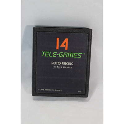 14 Telegames Auto Racing Atari 2600 Sears Roebuck Tested Classic Racing Game