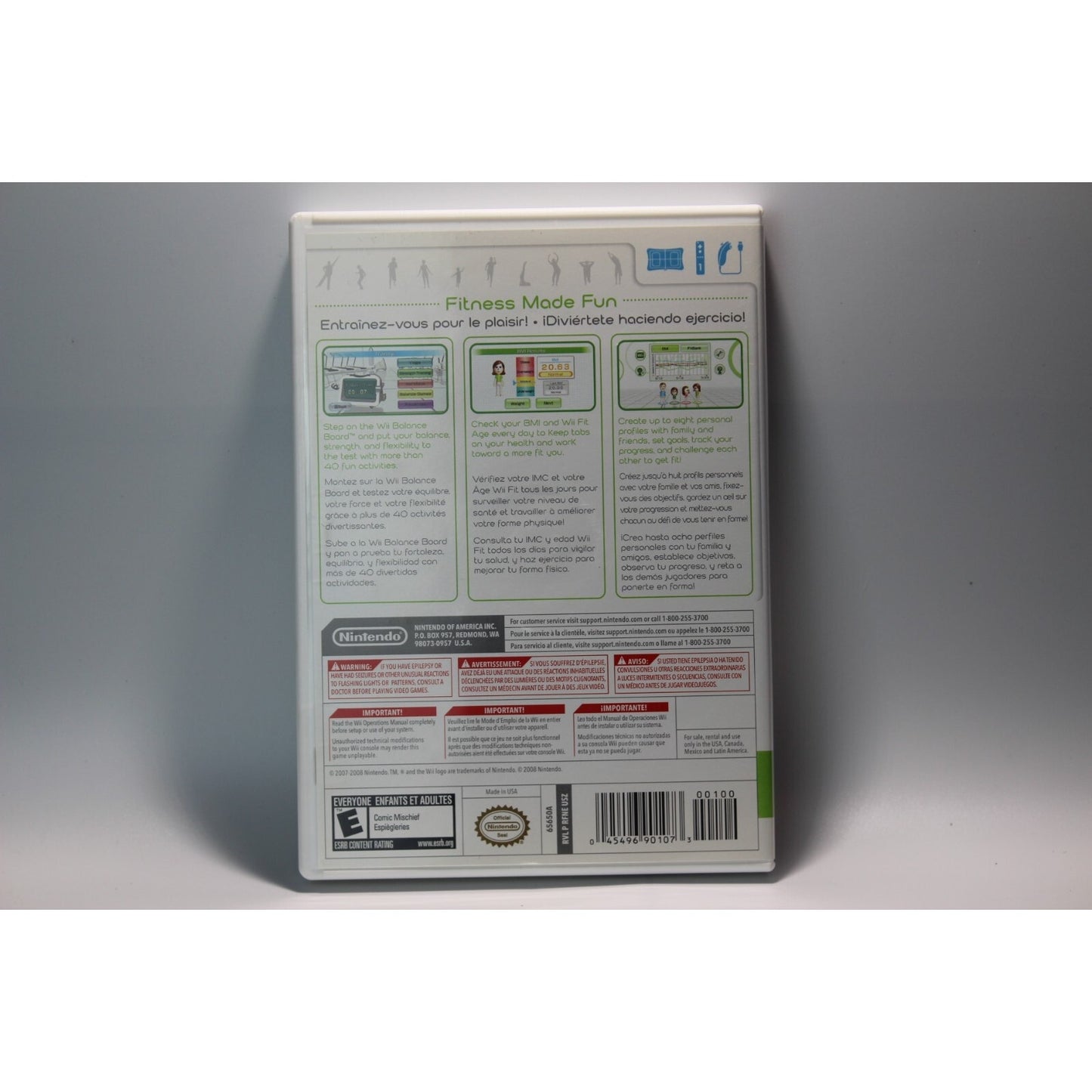 Wii Fit Nintendo Wii Tested Video Game Used Fitness Exercise Game