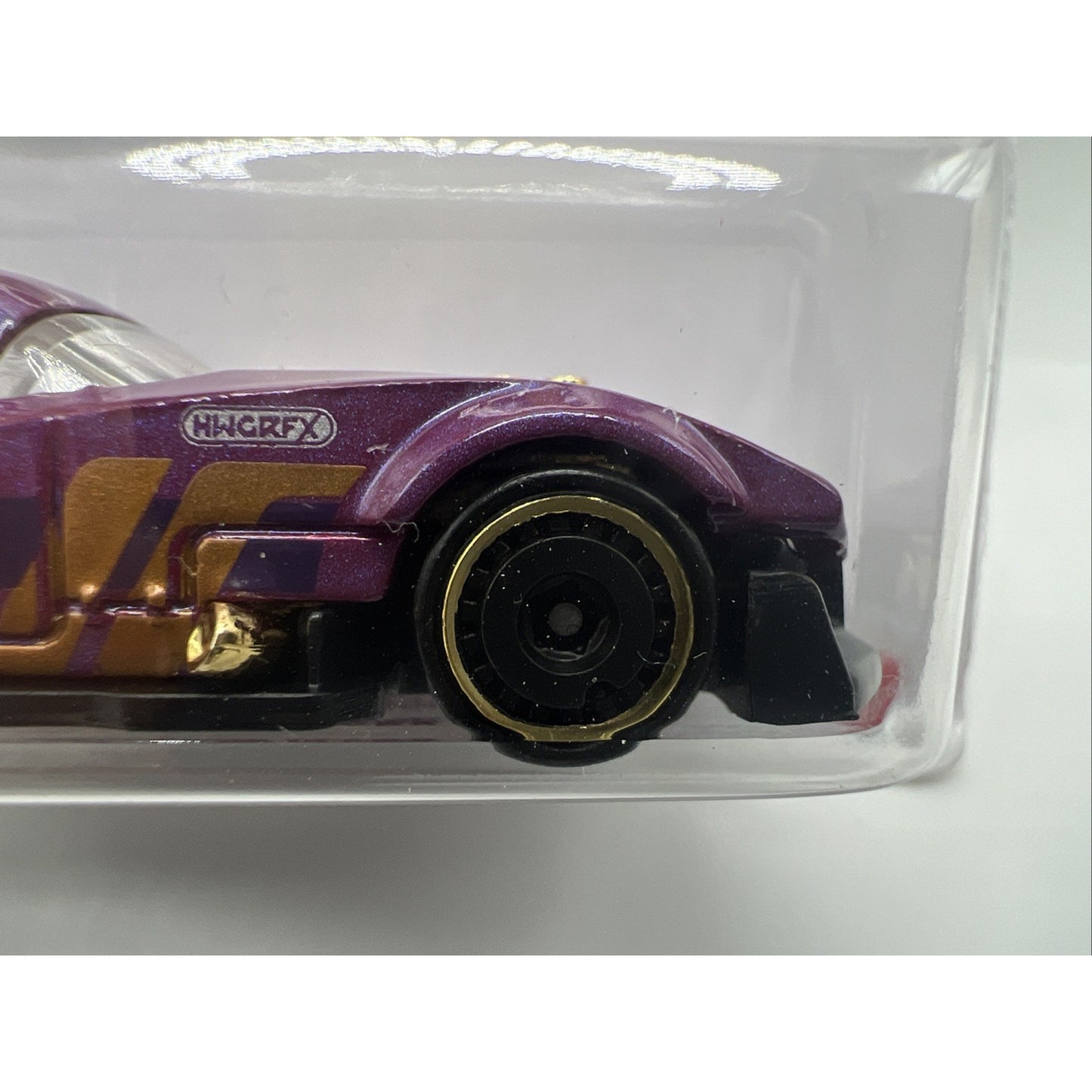 Hot Wheels 57th Anniversary Muscle And Blown #5 Purple Gold Race Car Model