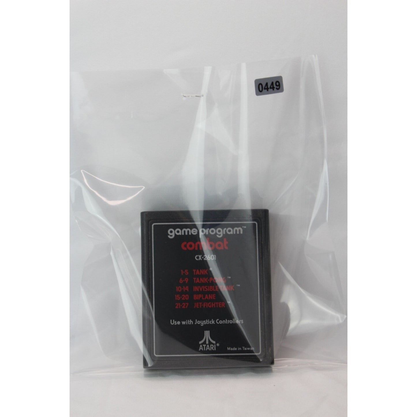 Combat CX2601 Atari 2600 Tested Video Game Used