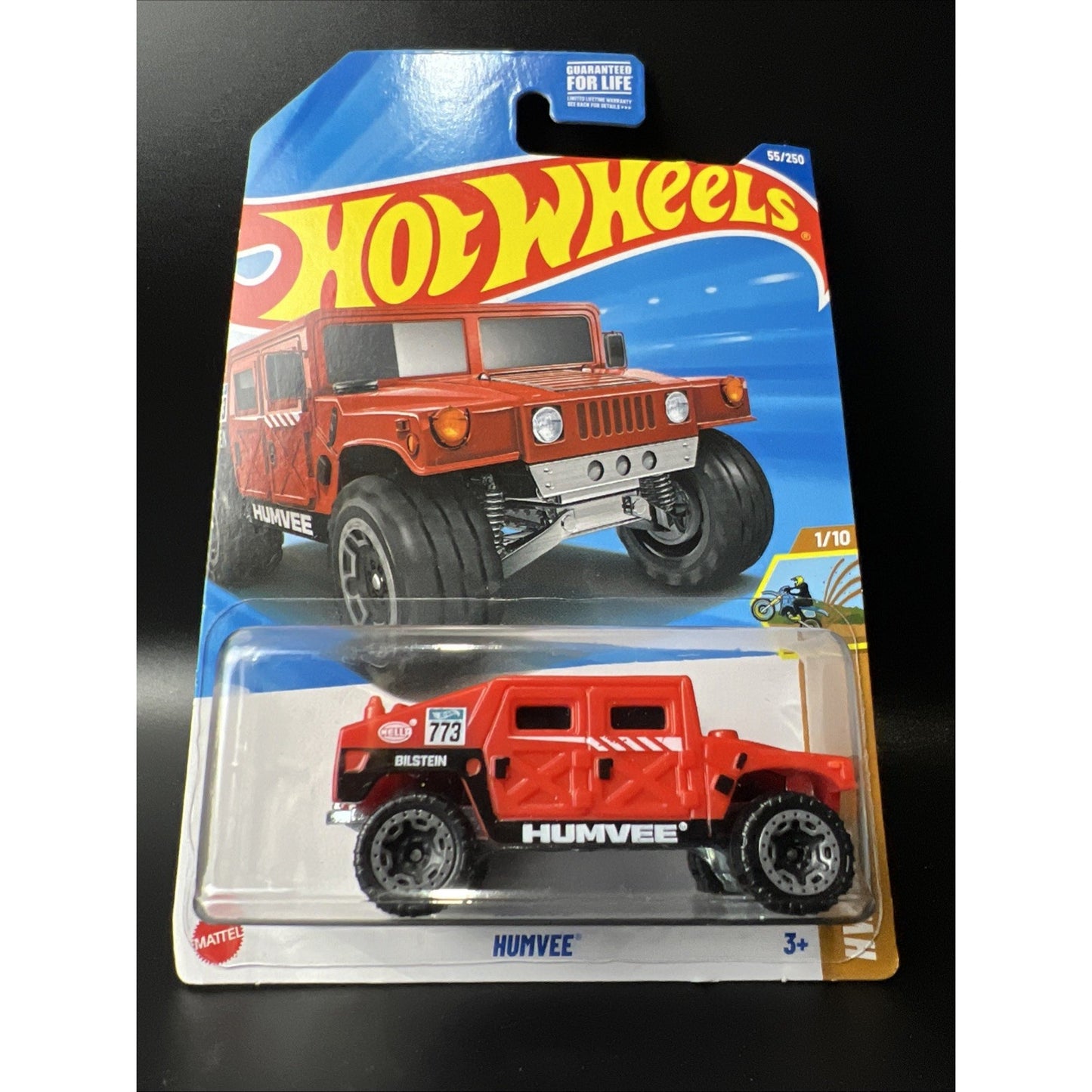 Hot Wheels 2024 Humvee HW Dirt 1/10 Red Off-Road SUV 55 Diecast 1:64