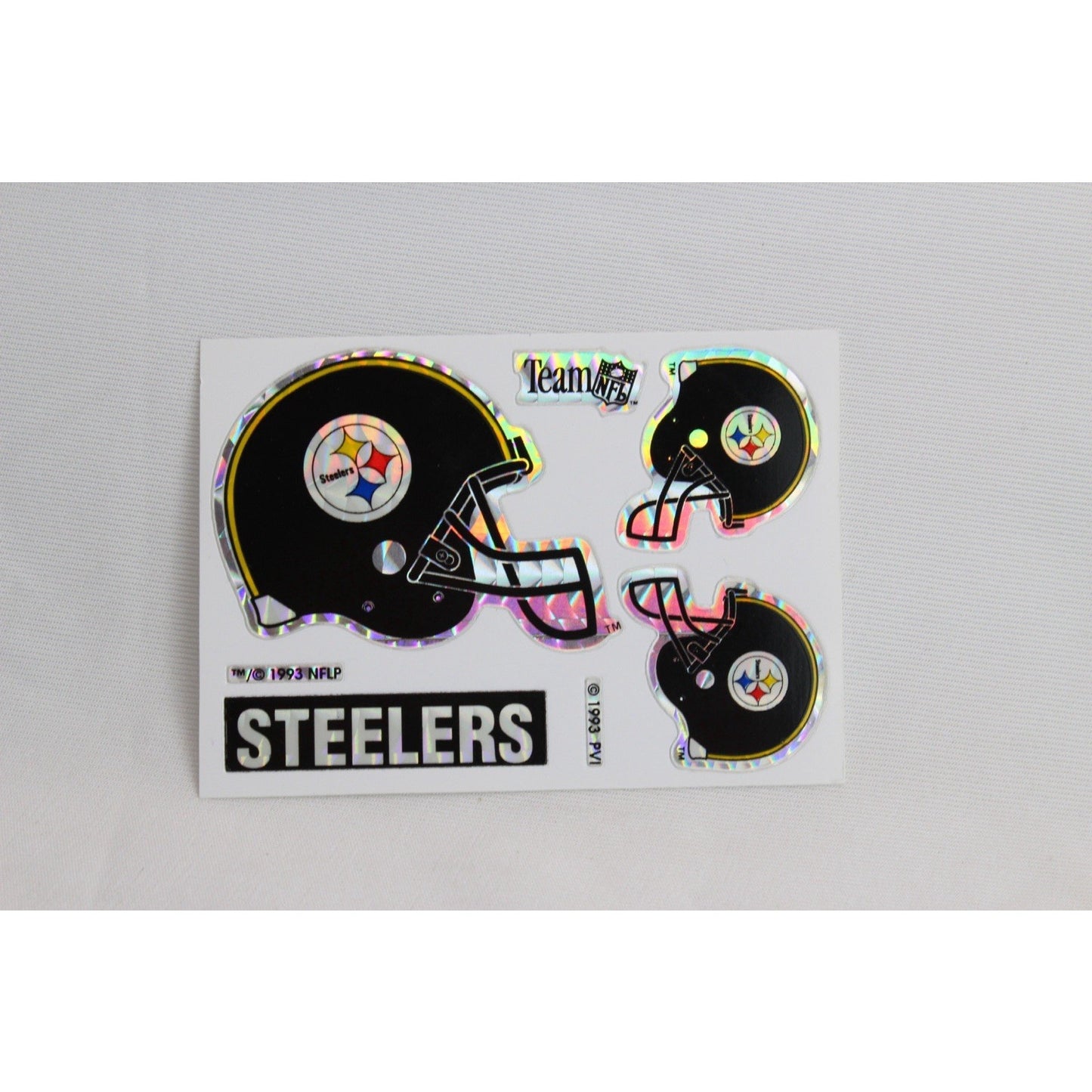 Pittsburgh Steelers 1993 PVI Vending Machine Sticker Team NFL