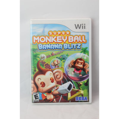 Super Monkey Ball Banana Blitz Nintendo Wii Tested Video Game Used
