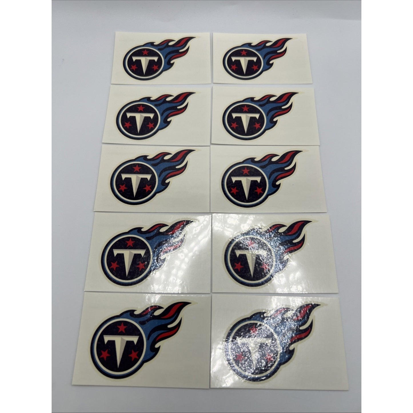 NFL Tennessee Titans Temporary Tattoo Pack Of 10 Face Body Tattoos Football
