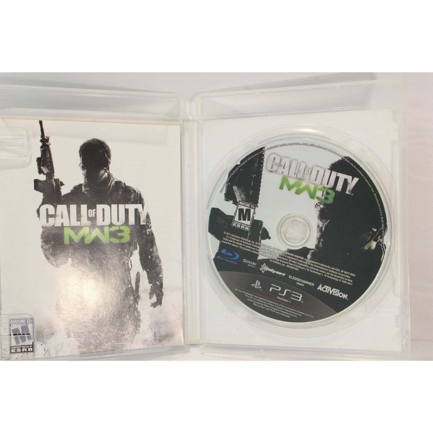 Call of Duty Modern Warfare 3 PlayStation 3 COD MW3 PS3 Tested Video Game Used