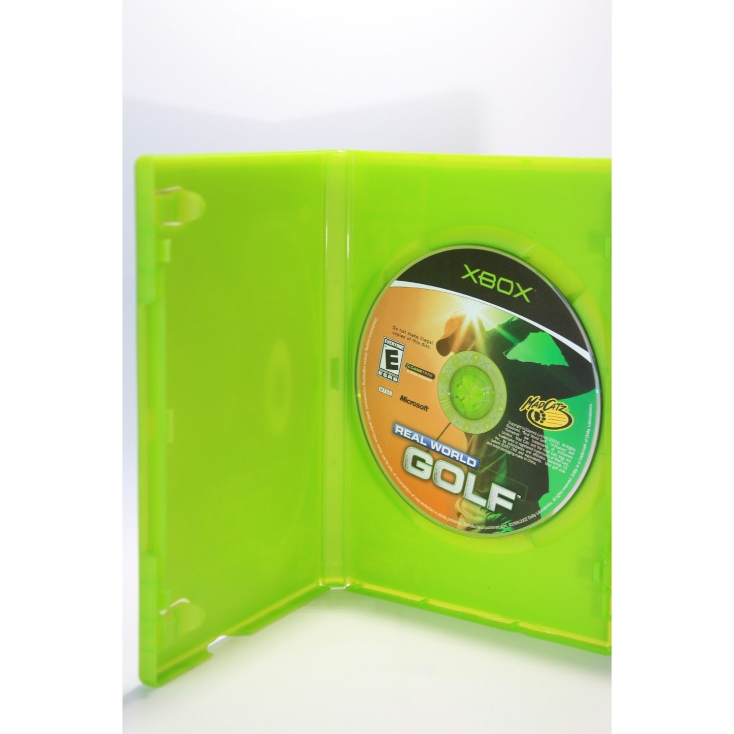 Real World Golf Xbox Tested Video Game Used Sports Golf Game