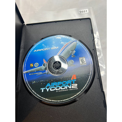 Airport Tycoon 2 PC 3D Management Simulation Tested Video Game Used
