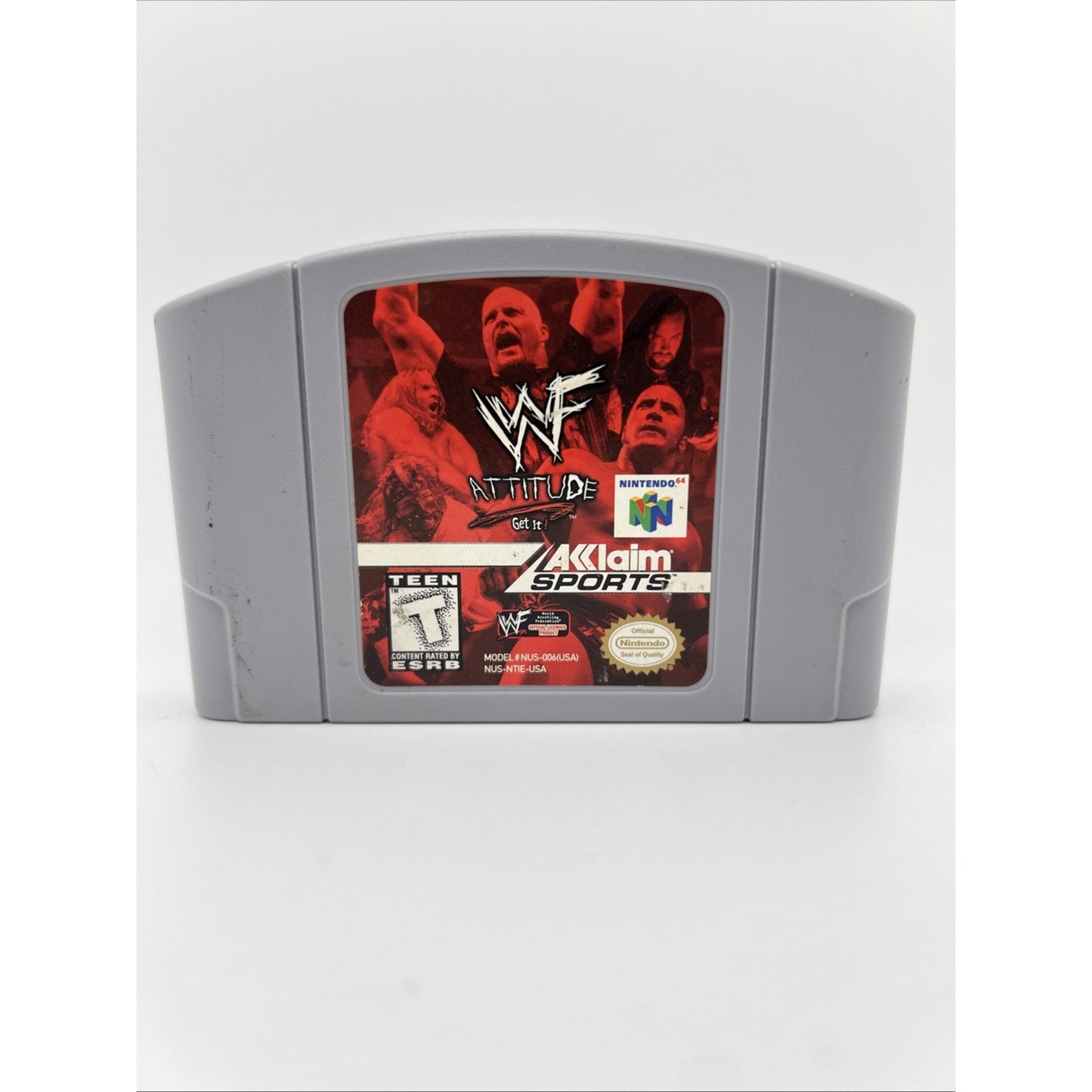 WWF Attitude ( Nintendo 64, 1997) N64 Authentic Retro Wrestling Game NWO WWE