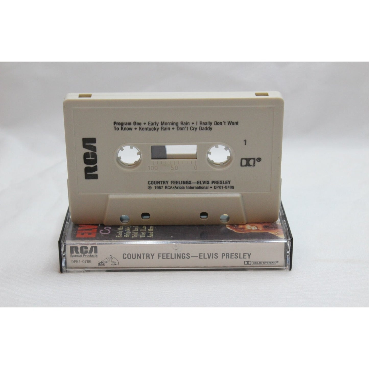 Elvis Presley Country Feelings Cassette Tape Tested Music Used