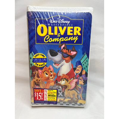 Oliver & Company VHS Walt Disney Masterpiece Collection New Sealed