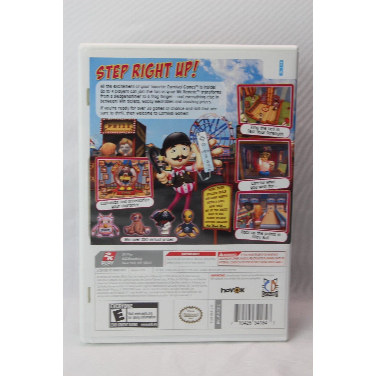 Carnival Games Nintendo Wii Tested Video Game Used