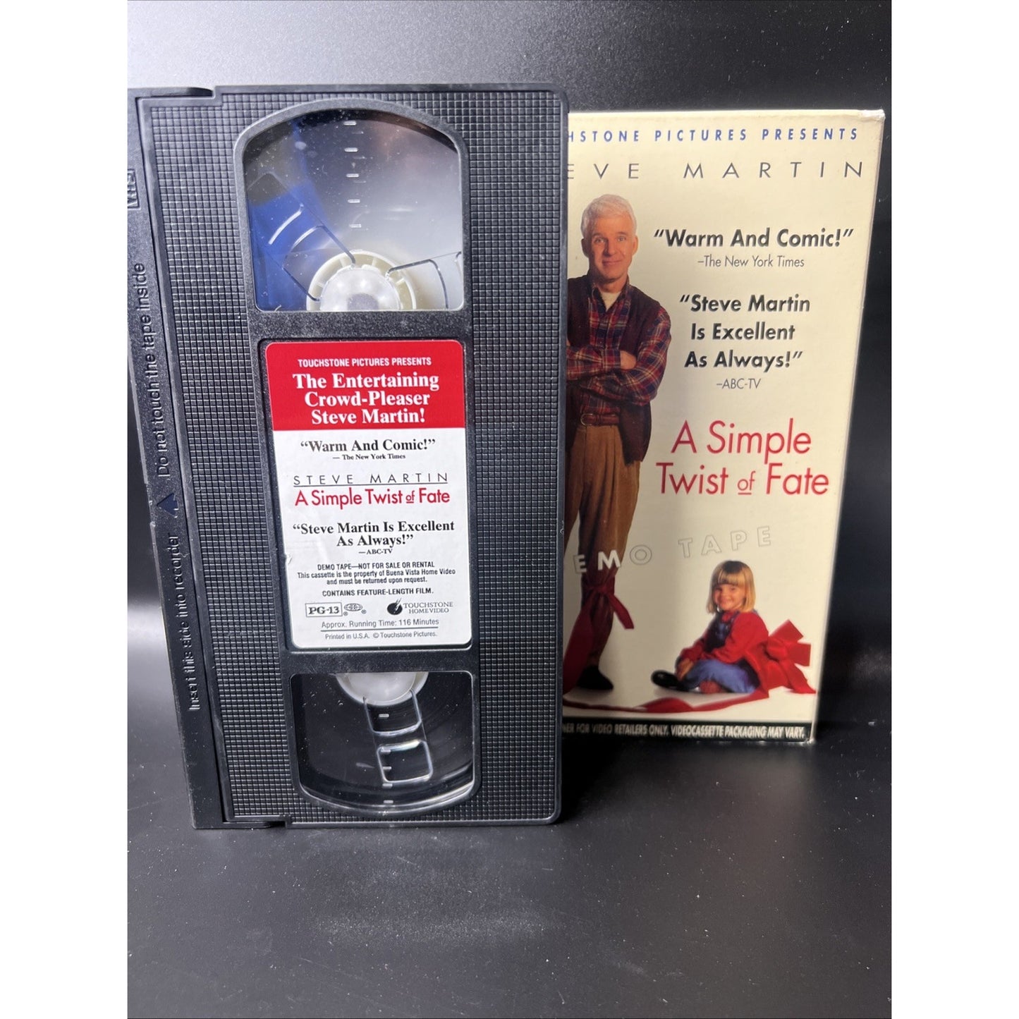 A Simple Twist of Fate VHS Full Length Rare Demo Tape Steve Martin Screener
