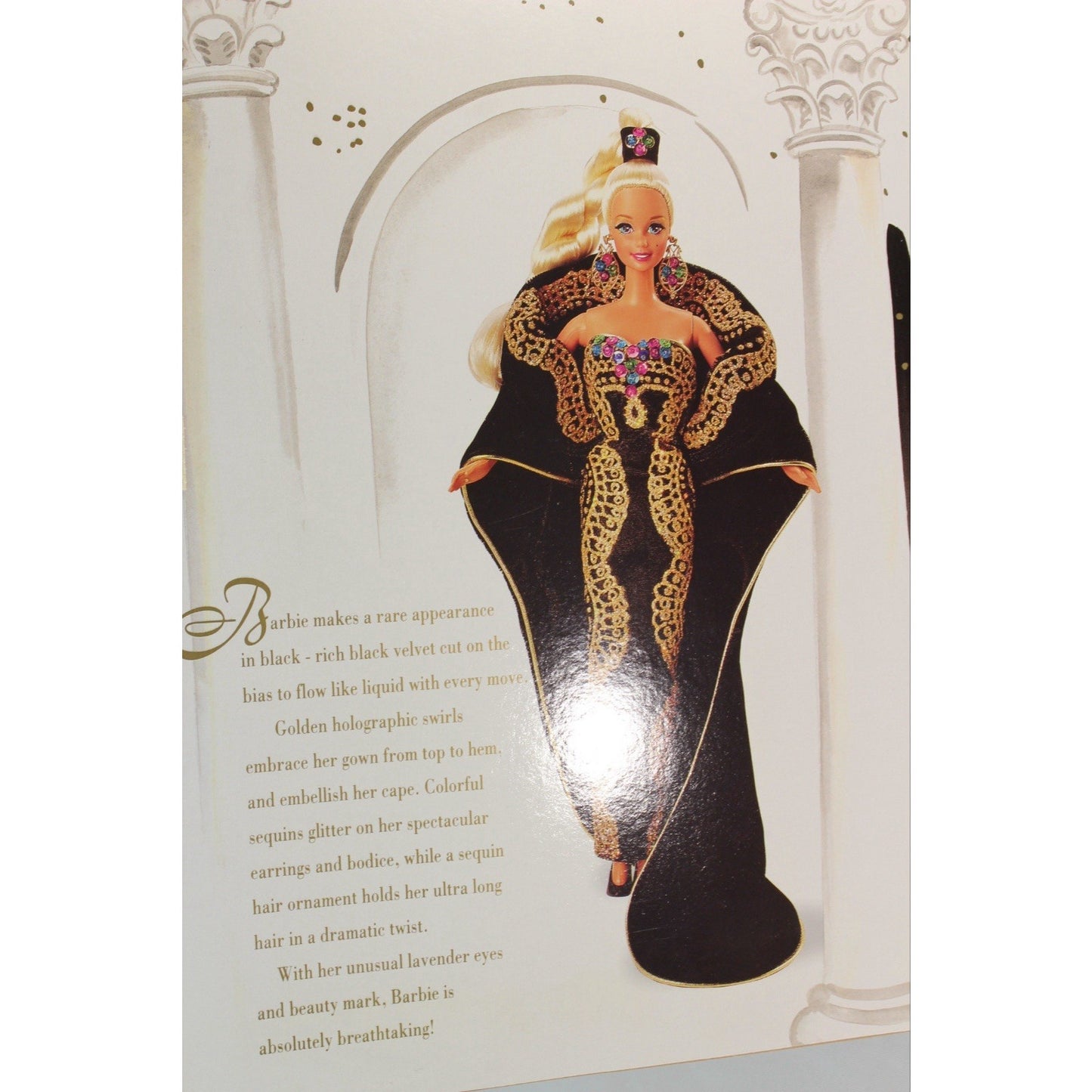 Midnight Gala Barbie 1995 Classique Collection Designer Series Mattel