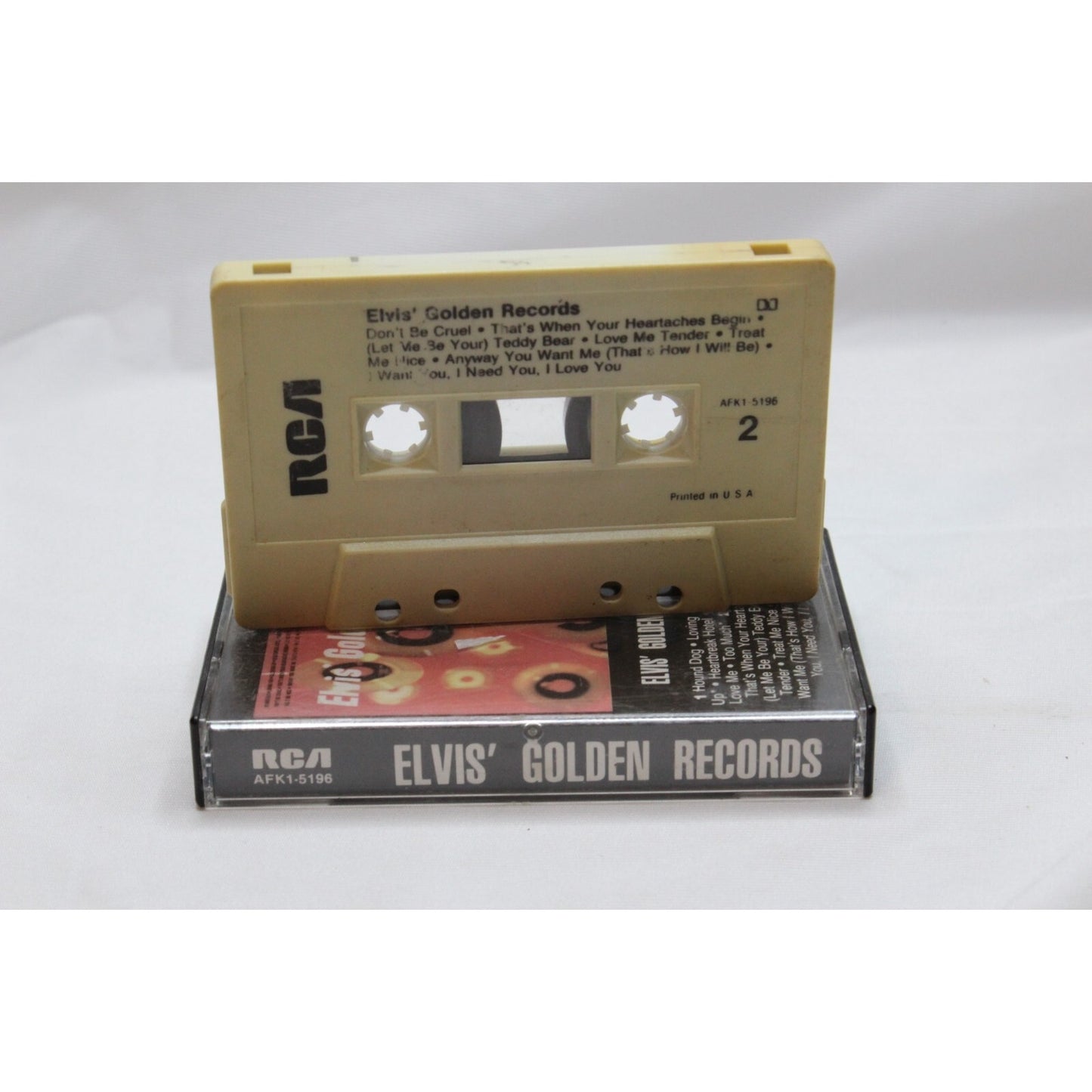 Elvis Presley Elvis' Golden Records Cassette Tape Tested Music Used