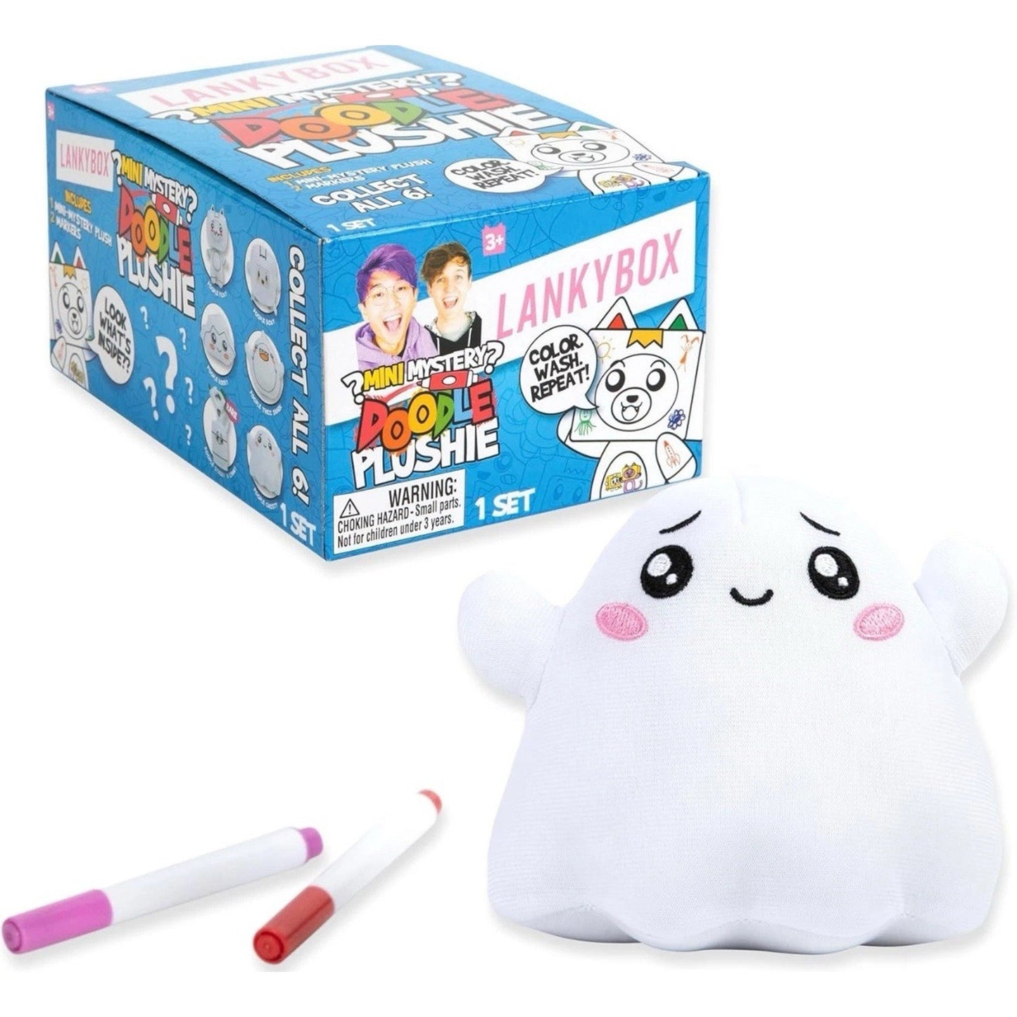 Sealed LankyBox Doodle Collection Mystery Plush Collectible New Blind Box Mini