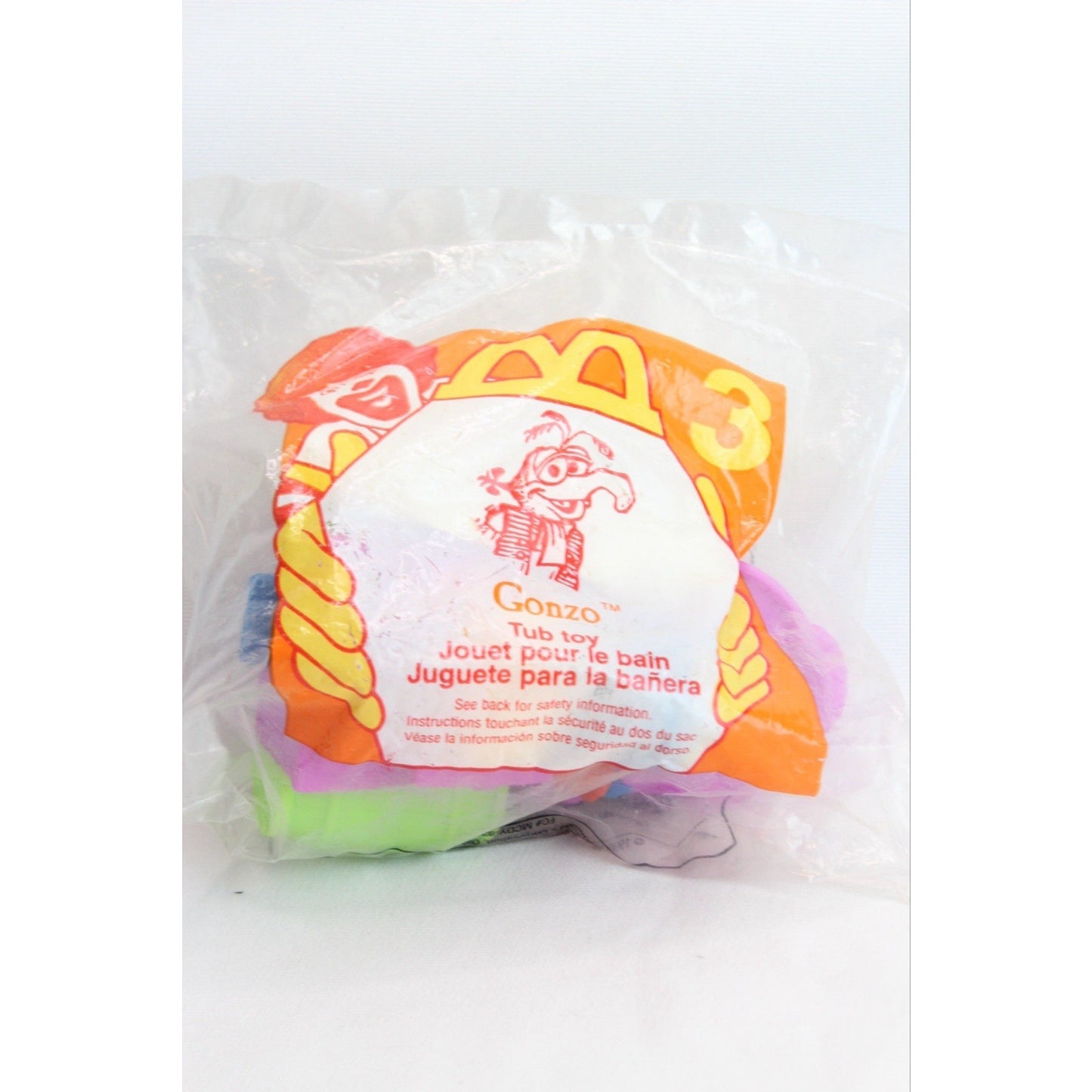 Vintage 1995 Muppet Treasure Island Happy Meal Toy McDonalds Gonzo Boat Rare