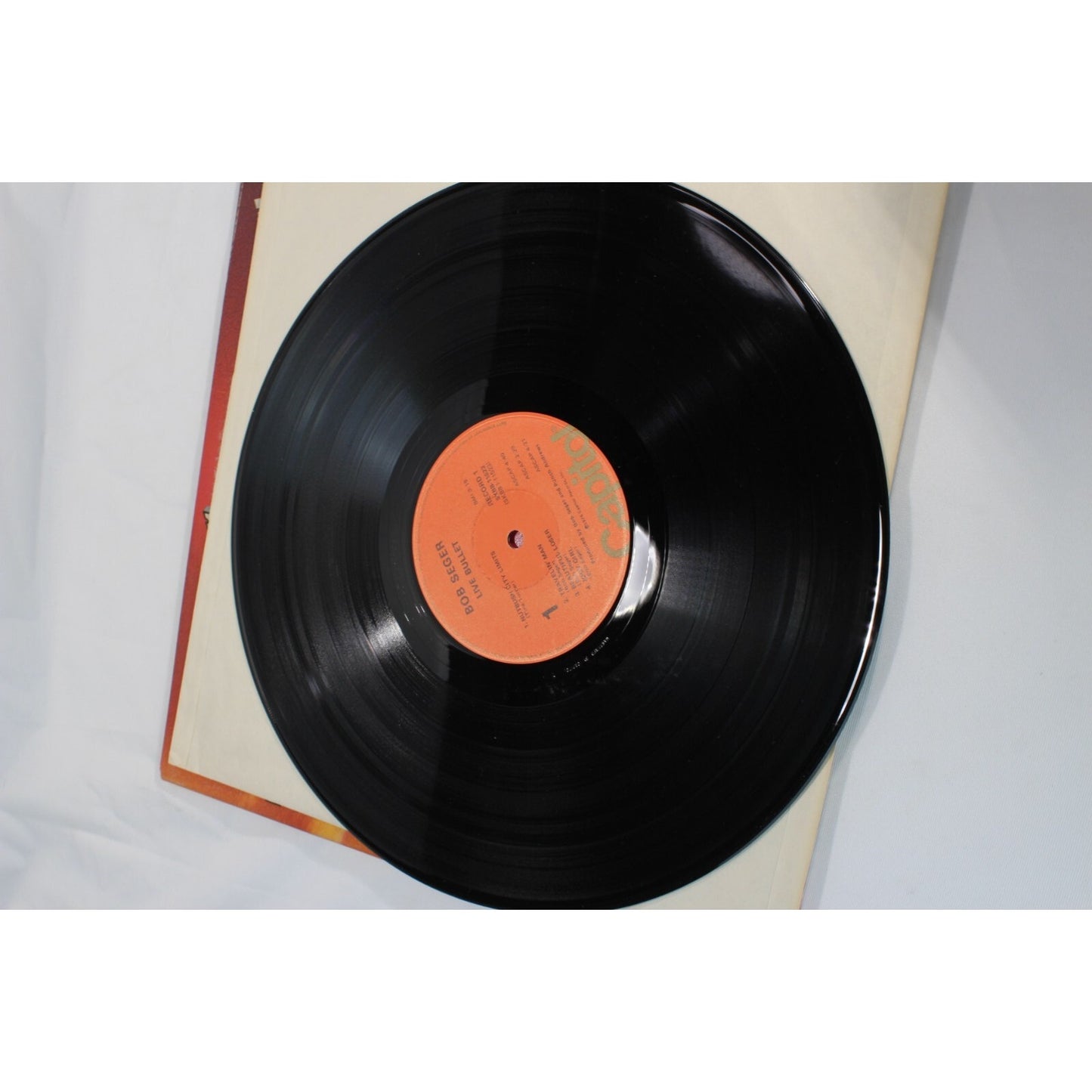 Bob Seger Silver Bullet Band Live Bullet Record Tested Vinyl Music Album Used