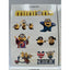 Illumination Minions United Kingdom Temporary Tattoo 6 Sheets Of Tattoos Gru
