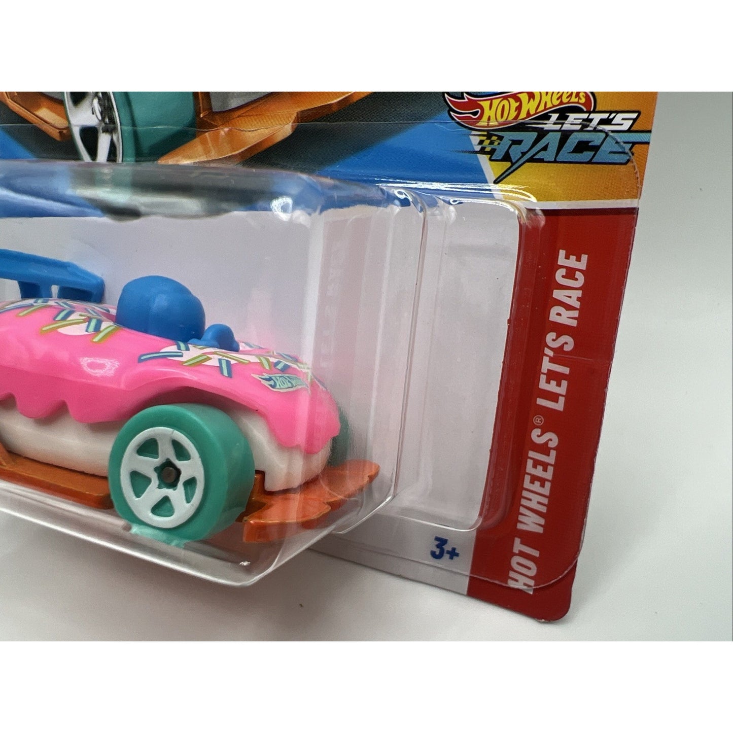 2025 Hot Wheels Let's Race 2 Donut Drifter Pink #2 Netflix Series Die Cast Car
