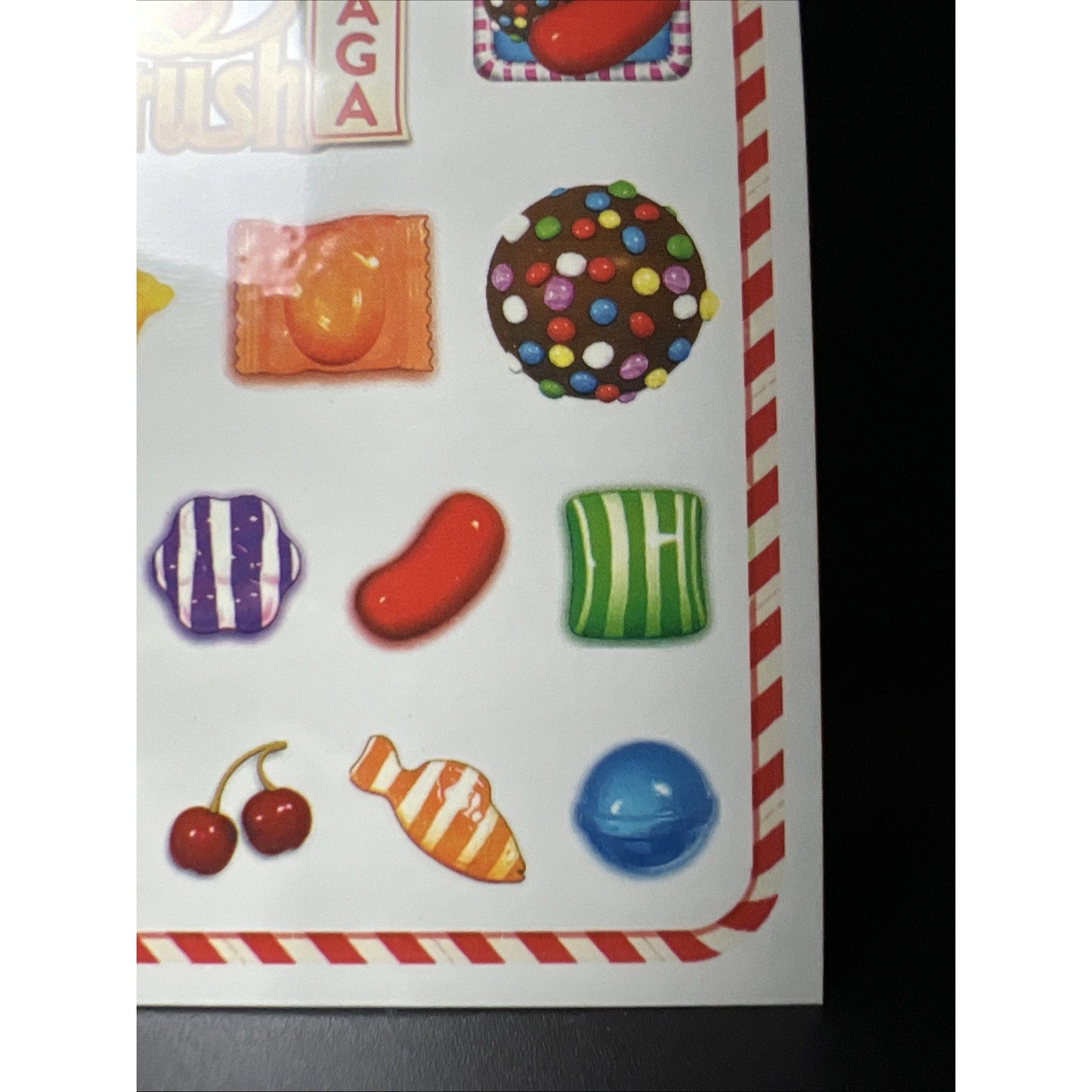 Candy Crush Saga Game Jelly Temporary Tattoos Collectible 10 Tattoo Sheets New