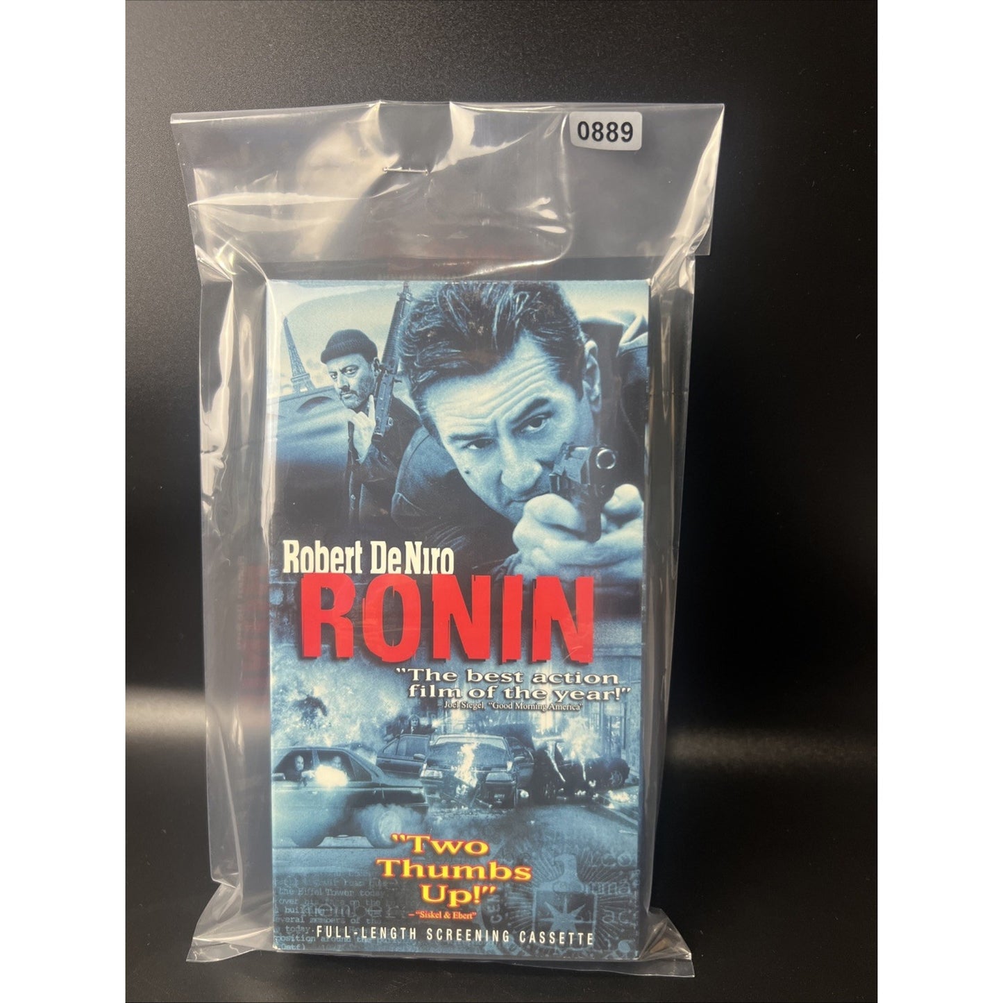 Ronin - Robert De Niro VHS RARE Full Length Screening Cassette Tape MGM Demo