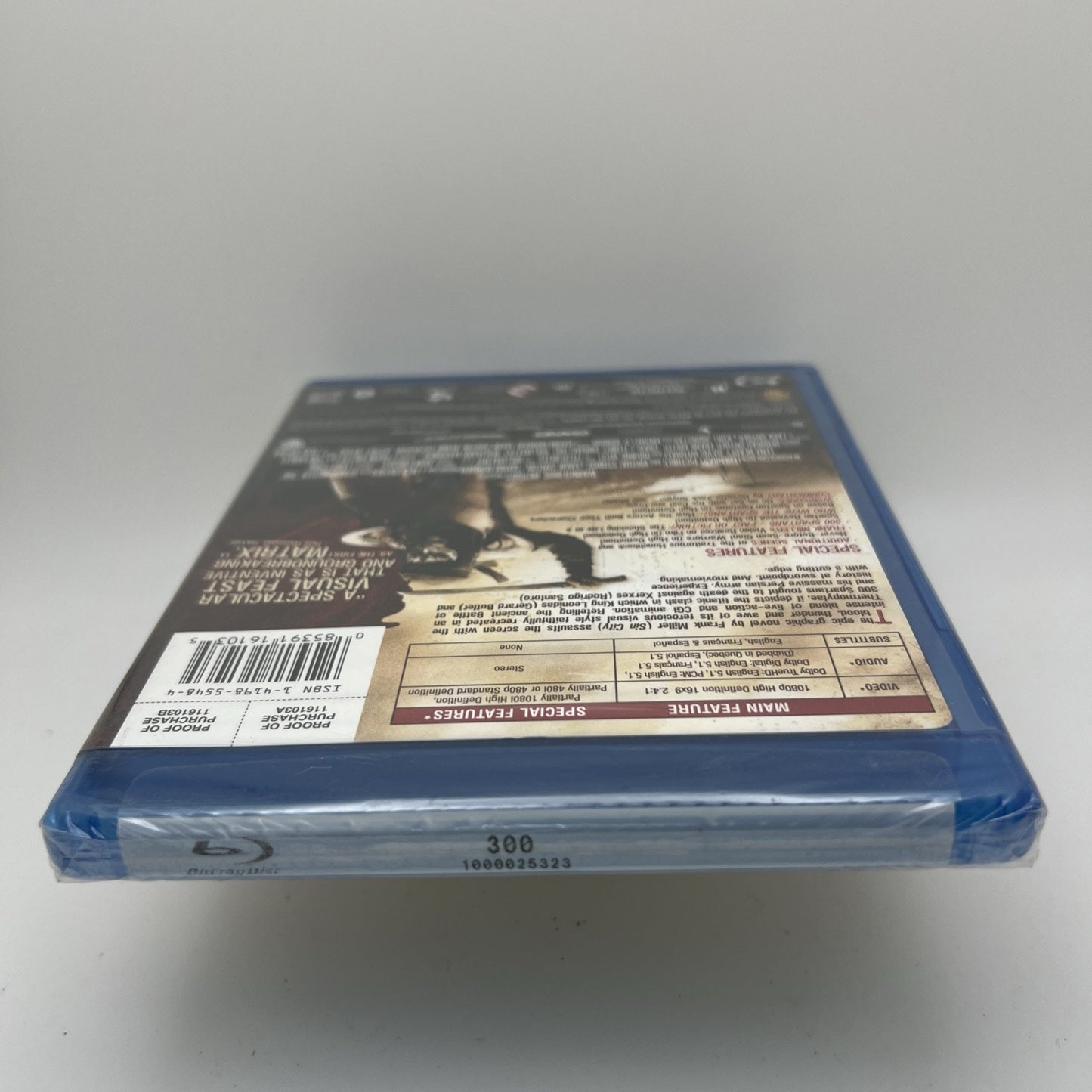 300 Movie DVD Blu-ray Brand New Sealed Gerard Butler Sparta Film