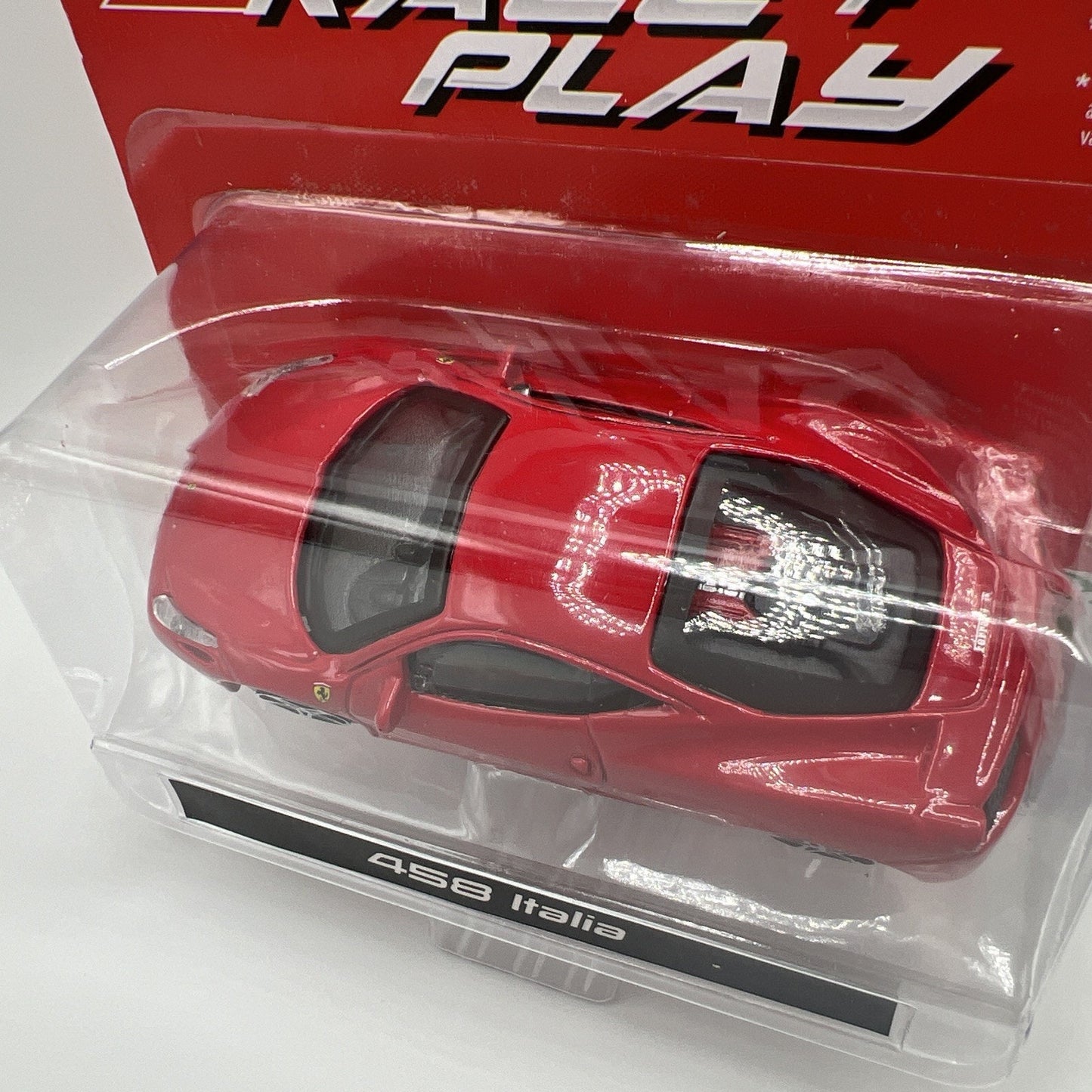 Bburago Race And Play Red 458 Italia 1/43 Die cast Toy Car Model Ferrari
