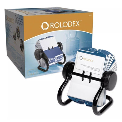 Rolodex Rotary Business Card Organizer Holder 400 Cards with A-Z Index Tabs New