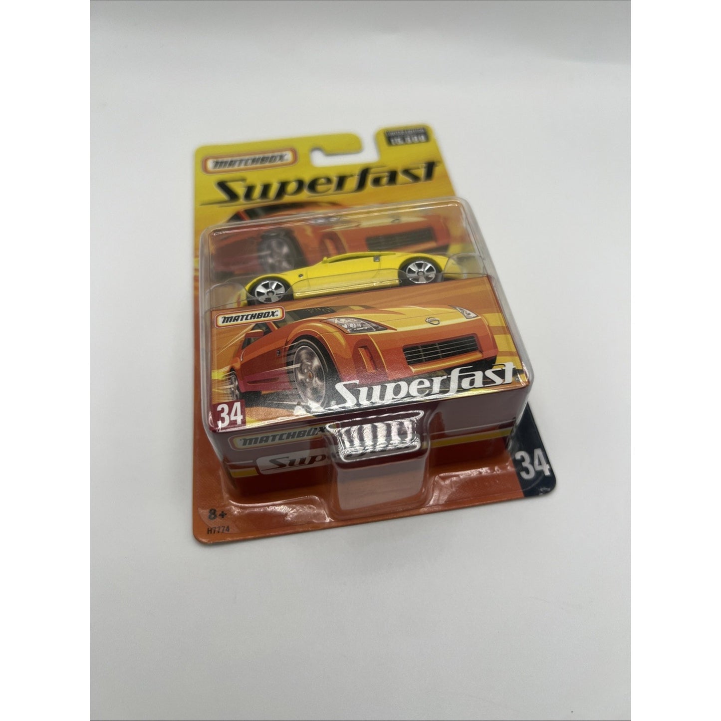 Matchbox Superfast Nissan Z 350Z Yellow 34 JDM Diecast Car Model Limited Edition